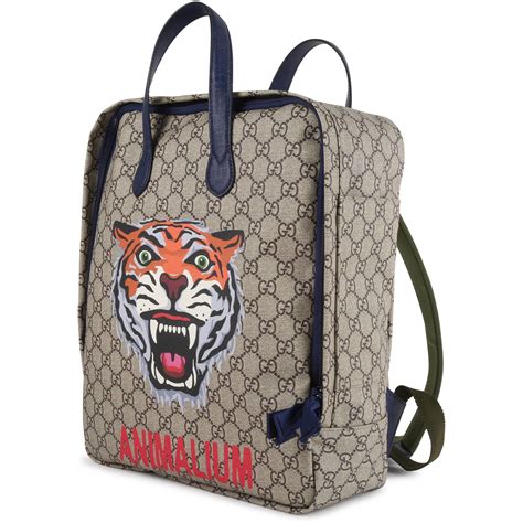 gucci tiger backpack replica|Gucci tiger button up.